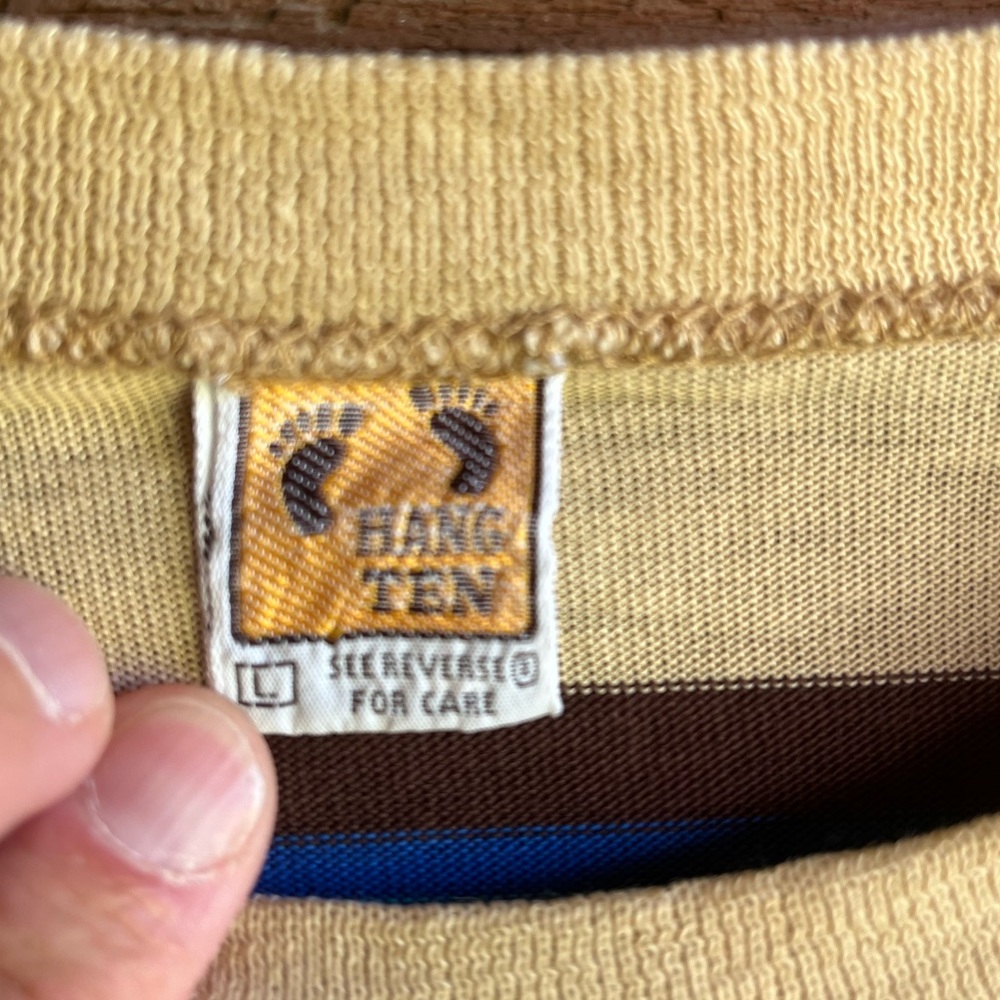 Vintage Hang Ten men’s tee size L. Hard to find pattern - Picture 3 of 13